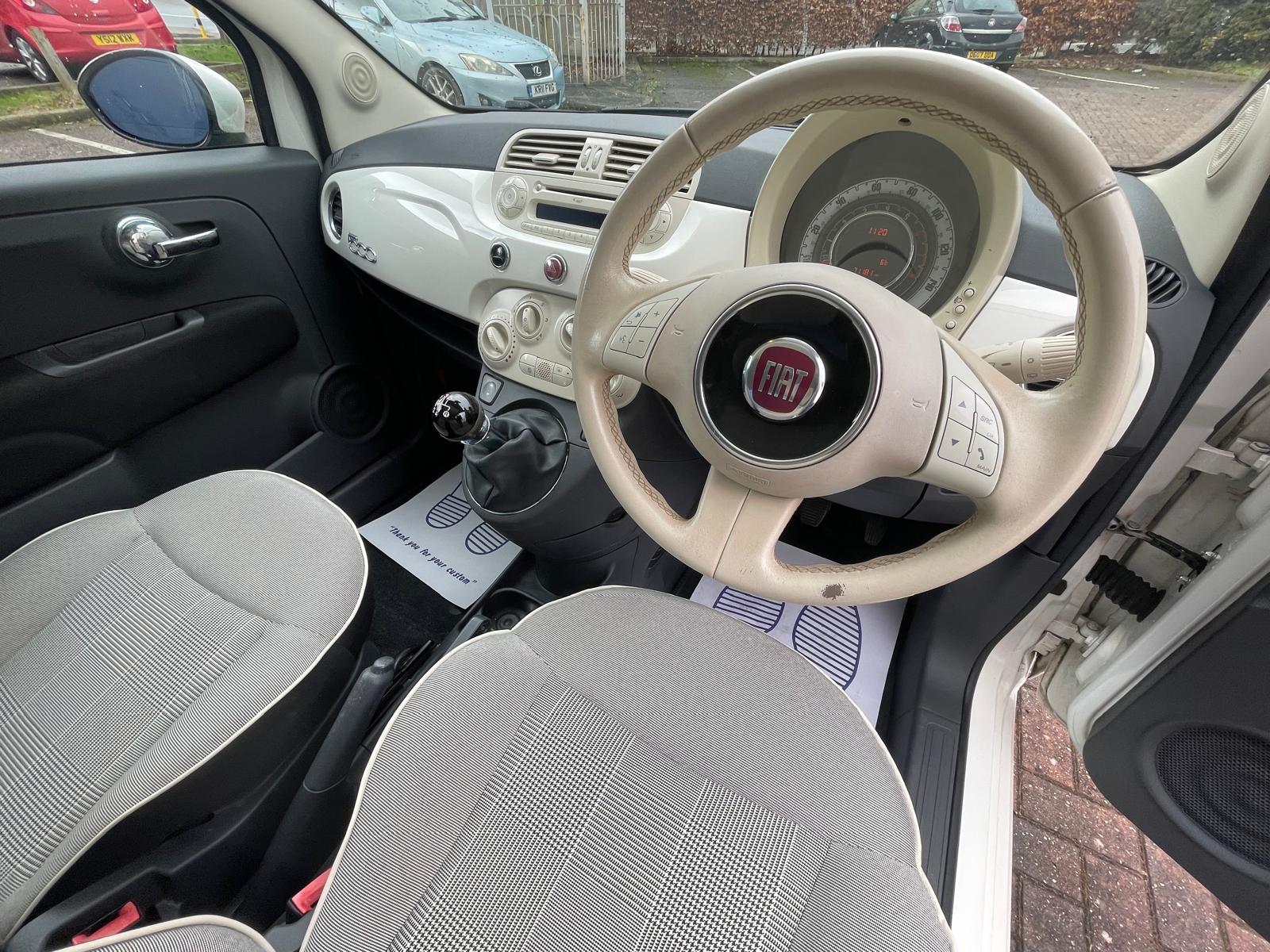 Fiat 500 1.2 Lounge Hatchback 3dr Petrol Manual Euro 6 (s/s) (69 bhp)