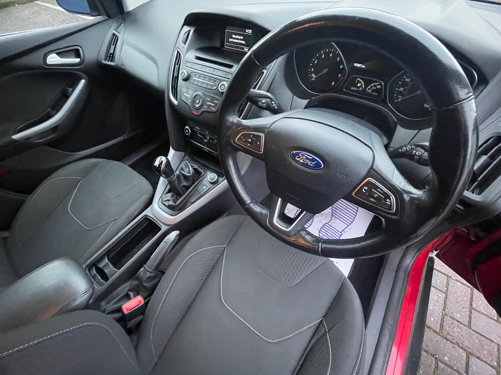 Ford Focus 1.0T EcoBoost Zetec Hatchback 5dr Petrol Manual Euro 6 (s/s) (100 ps)