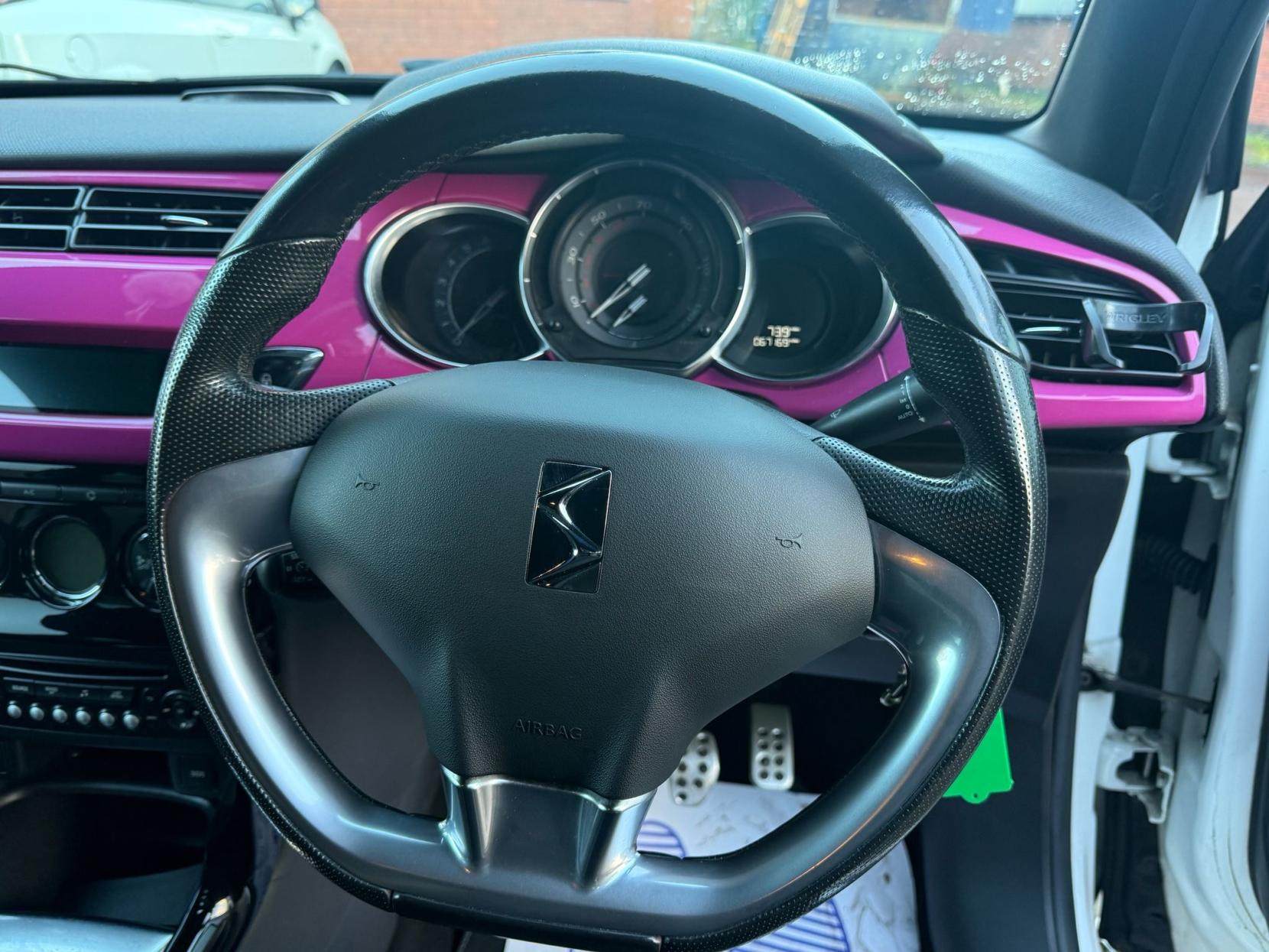 Citroen DS3 1.6 THP DSport Pink Hatchback 3dr Petrol Manual Euro 5 (155 ps)